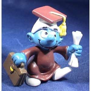  The Smurfs Graduate Smurf Pvc Figure Toys & Games