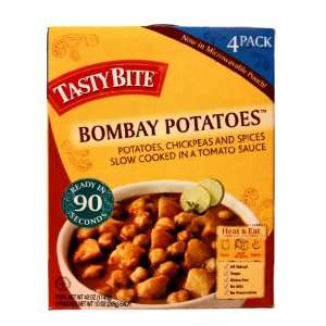 Tasty Bite Bombay Potatoes 4 Pack  Grocery & Gourmet Food
