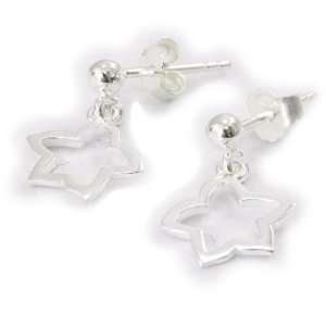  Silver earings Flora. Jewelry