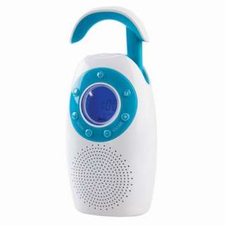 FM Bathroom Shower Radio, Water Resistant, LCD/Light  