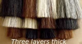 Amazingly Thick Real Horse Hair Shu Fly tassel 3 layers  