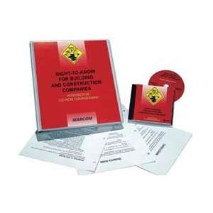   Right to know Bld&cons Reg Compliance Cd rom Crs