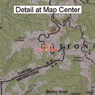   Map   Elk Park, North Carolina (Folded/Waterproof)