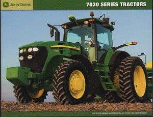 John Deere 7030 Series Tractor Brochure Leaflet  