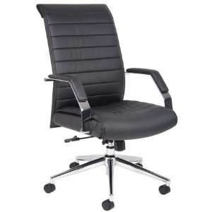  Boss Executive High Back Ribbed Chair Furniture & Decor