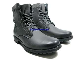 Mens Gray Military Combat Style Calf High Lace Up Boots Polar Fox by D 