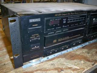 TEAC AD 400 Compact Disk Player/reverse Cassette Deck Player  
