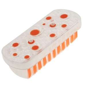  Amico Orange Circle Pattern Clear Plastic Grip Cleaning 