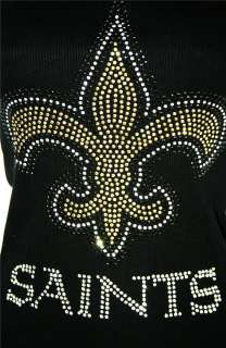 New Orleans Saints Bling Womens Tee SM 3X You choose  