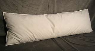 new 24 X 72 BODY PILLOW Goose Feather/Down 110oz Fill  