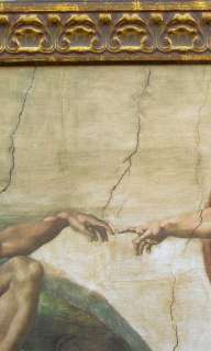 Creation of Adam Michelangelo Custom Canvas Replica  