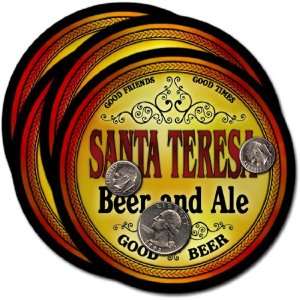  Santa Teresa , NM Beer & Ale Coasters   4pk Everything 