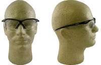 Jackson Nemesis Safety Glasses BLK Fr Clear Lens 19804  