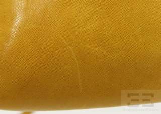 Furla Yellow Leather Flap Front Cross Body Handbag  