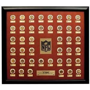 Ultimate Super Bowl Flip Coin 42 Coin 24KT Gold Set Photo Mint  