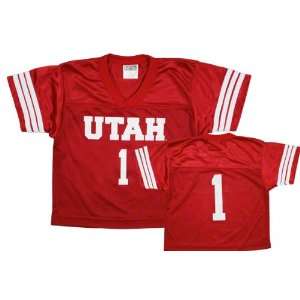  Utah Utes Youth Red Football Jersey