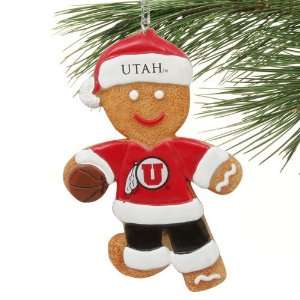    Utah Utes Gingerbread Basketball Player Ornament