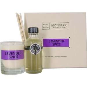 com Lavender Spice Archipelago Botanicals Votive Candle and Diffuser 