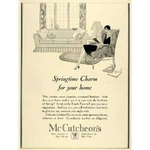  1928 Ad Interior Design McCutcheons Store Home Decor 