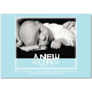   Birth Announcements   New Life Powder Blue By Tallu Lah Baby
