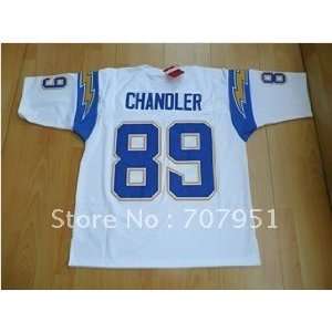  whole throwback san diego chargers #89 chandler white jerseys 