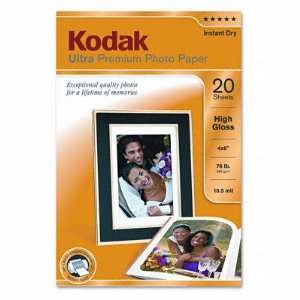  o Kodak o   High Gloss Ultra Premium Photo Paper, 4 x 6 