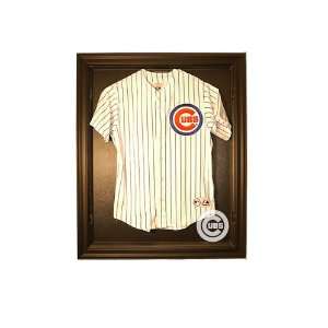   Chicago Cubs Cabinet Style Jersey Display   Black