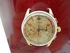 18k superb rare vintage orator military chronograph watch expedited 