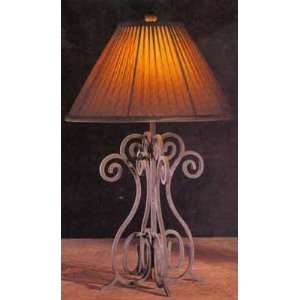  Rusty Gold Wrought Iron Table Lamp