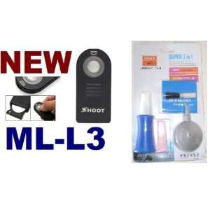 ML L3 Wireless Remote Control for Nikon D90 D60 D40 D80 & More + 5pc 