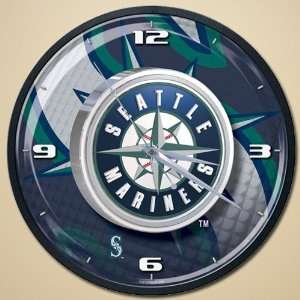 Seattle Mariners High Definition Wall Clock  Sports 