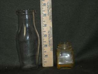 Antique Bottles Watermans Ink Jar and Food Bottle  