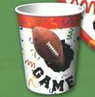 Game Time 7oz Hot/Cold Cups party football super bowl  