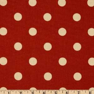  54 Wide Premier Prints Polka Dot Crimson Fabric By The 