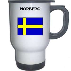 Sweden   NORBERG White Stainless Steel Mug
