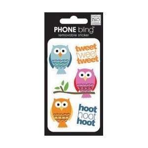  Phone Bling Stickers   Owls Multicolor Arts, Crafts 