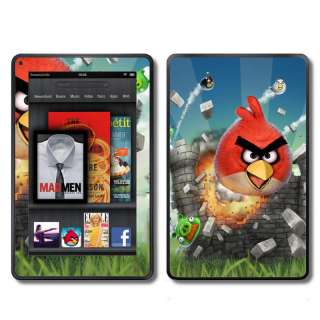 Kindle Fire Angry Birds Game #1 Skins Kit. Vinyl Skins. Looks Awesome 