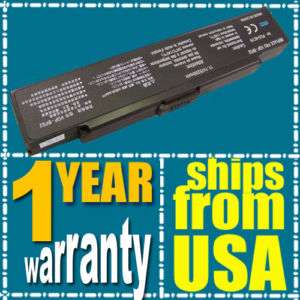 NEW Laptop Battery For Sony VAIO VGN N130G/W 5200mAh  