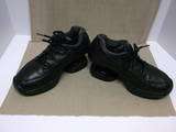 Coil Womens Shoes Black Leather Athletic Lace up Walkers Size 7/38 