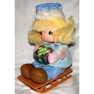  Precious Moments Musical Doll Melody on Sled Toys & Games