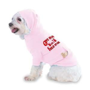 Tease a Field Spaniel Hooded (Hoody) T Shirt with pocket for your Dog 