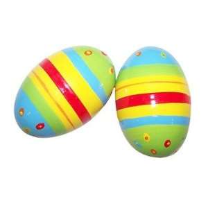  Kids Striped Shaker Eggs Toys & Games