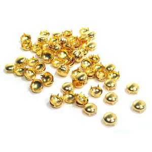   of 1000pcs 8MM GOLD Round Dome Metal Studs Spots Nailheads Fastners