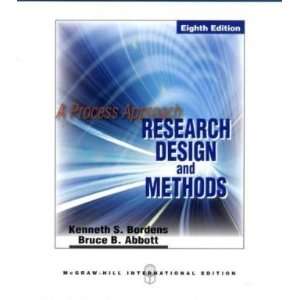  Research Design and Methods A Process Approach [Paperback 