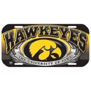    NCAA Iowa Hawkeyes High Definition License Plate