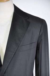 Authentic $3545 Gianfranco Ferre Black Silk Wool Sport Coat Blazer US 