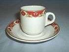 royal ultra vitrified china tea cup saucer demitasse size maddock