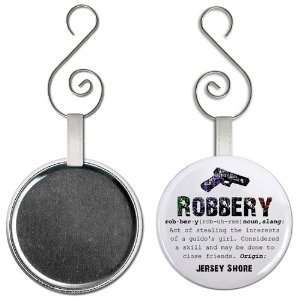   Slang Fan 2.25 Inch Button Style Hanging Ornament