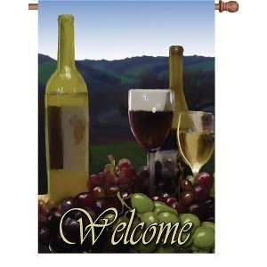 Premier Designs 28 In Flag   Welcome Winery