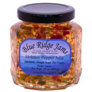 Blue Ridge Jams Holiday Pepper Jelly, Set of 3 (10 oz Jars)  
